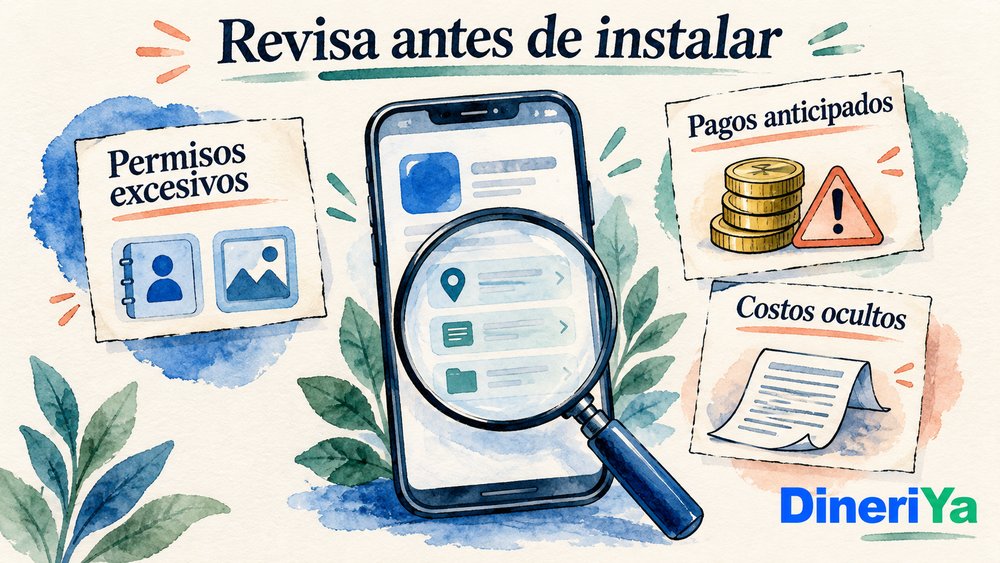 Permisos excesivos, pagos anticipados y costos ocultos en apps de préstamos